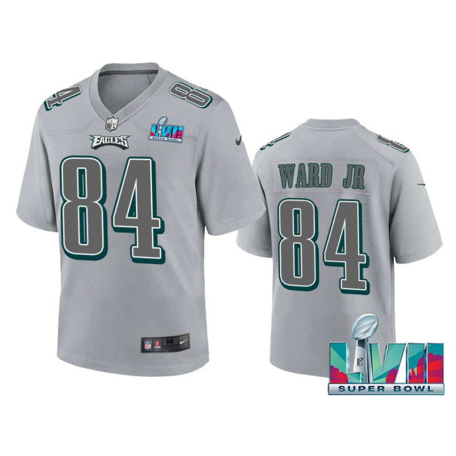 youth eagles greg ward jr. gray atmosphere super bowl lvii jersey