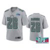 youth eagles miles sanders gray atmosphere super bowl lvii jersey