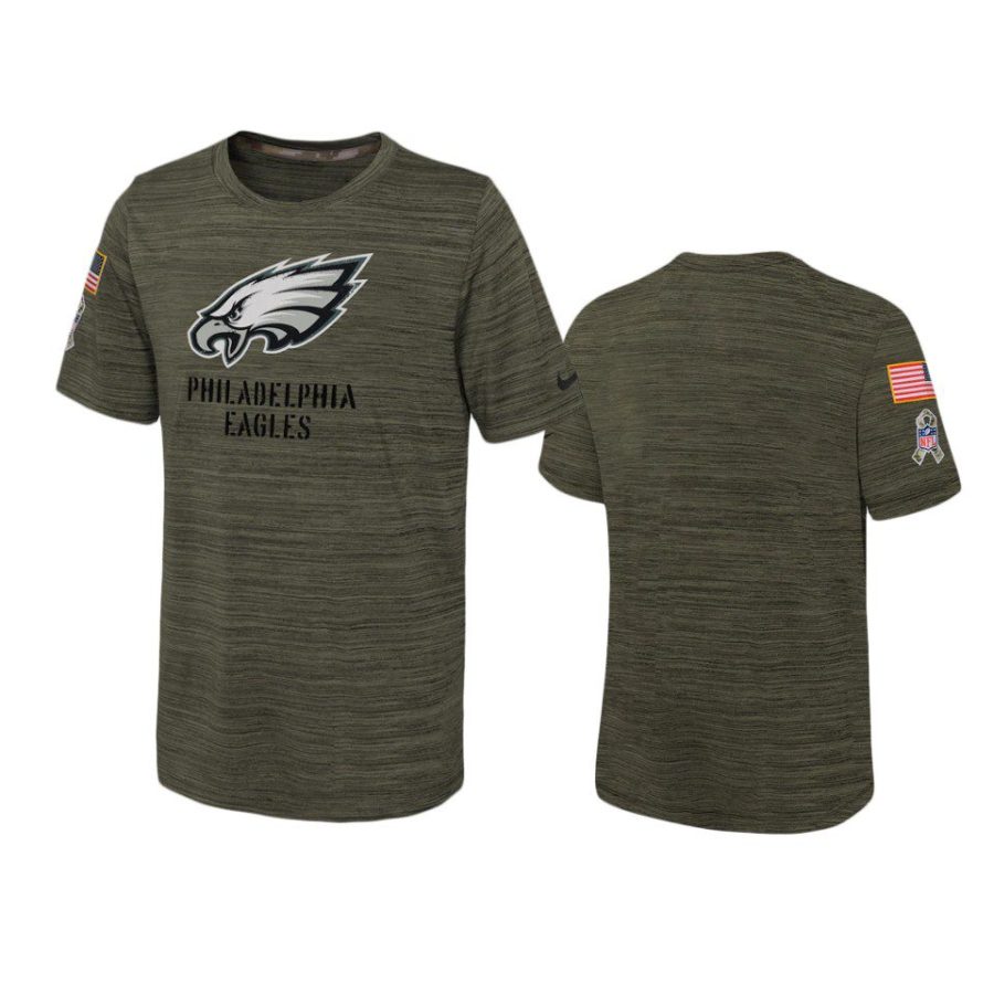 youth eagles olive velocity 2022 salute to service jersey