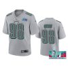 youth eagles robert quinn gray atmosphere super bowl lvii jersey