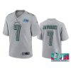 youth eagles ron jaworski gray atmosphere super bowl lvii jersey