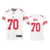 youth evan neal giants white game jersey