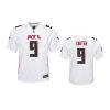youth falcons lorenzo carter game white jersey