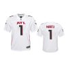 youth falcons marcus mariota game white jersey