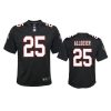 youth falcons tyler allgeier throwback game black jersey