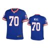 youth giants evan neal classic game royal jersey