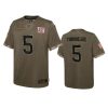 youth giants kayvon thibodeaux olive limited 2022 salute to service jersey