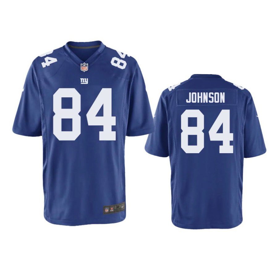 youth giants marcus johnson game royal jersey