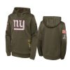 youth giants olive 2022 salute to service hoodie