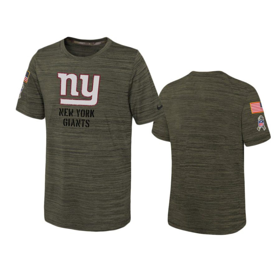 youth giants olive velocity 2022 salute to service jersey