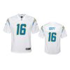 youth j.k. scott chargers white game jersey