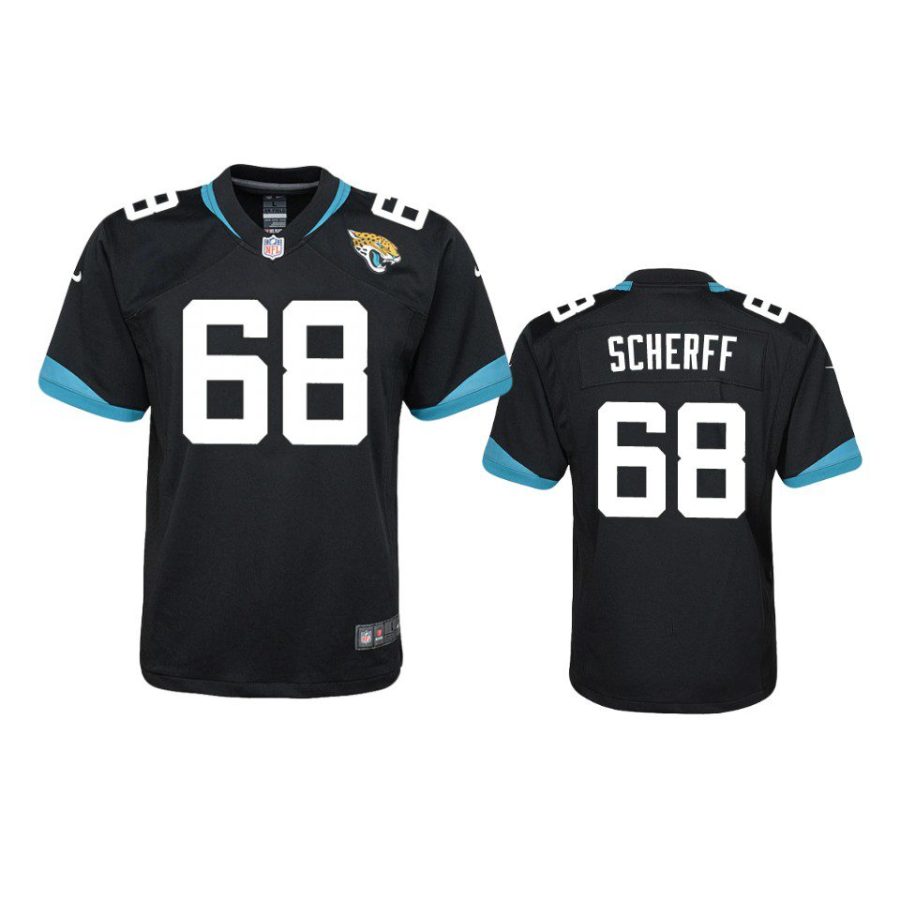 youth jaguars brandon scherff game black jersey 0a