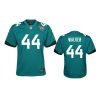 youth jaguars travon walker game teal jersey