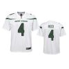 youth jets d.j. reed game white jersey