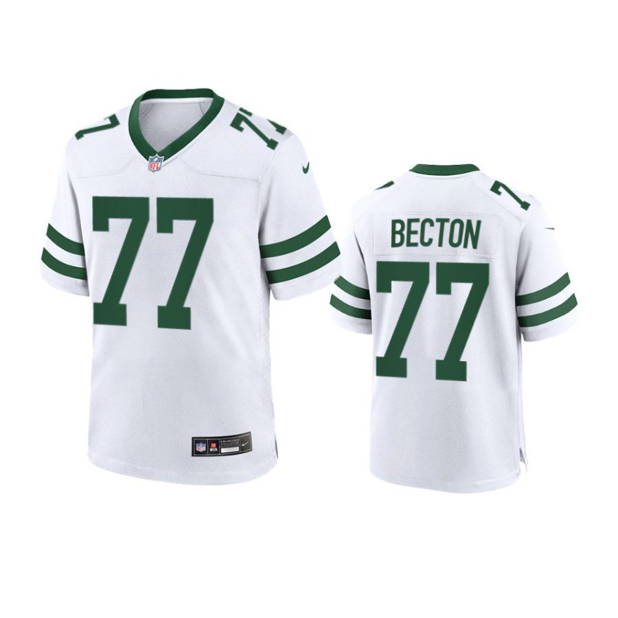 youth jets mekhi becton legacy game white jersey