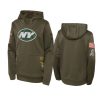 youth jets olive 2022 salute to service hoodie