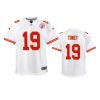 youth kadarius toney chiefs white game jersey