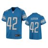youth lions justin jackson game blue jersey