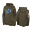 youth lions olive 2022 salute to service hoodie