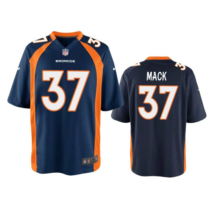 youth marlon mack broncos navy game jersey