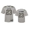 youth marshon lattimore saints gray atmosphere fashion game jersey