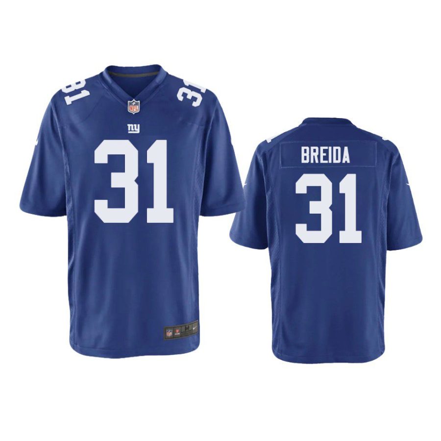 youth matt breida giants royal game jersey