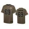 youth packers david bakhtiari olive limited 2022 salute to service jersey