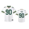 youth packers jarran reed game white jersey