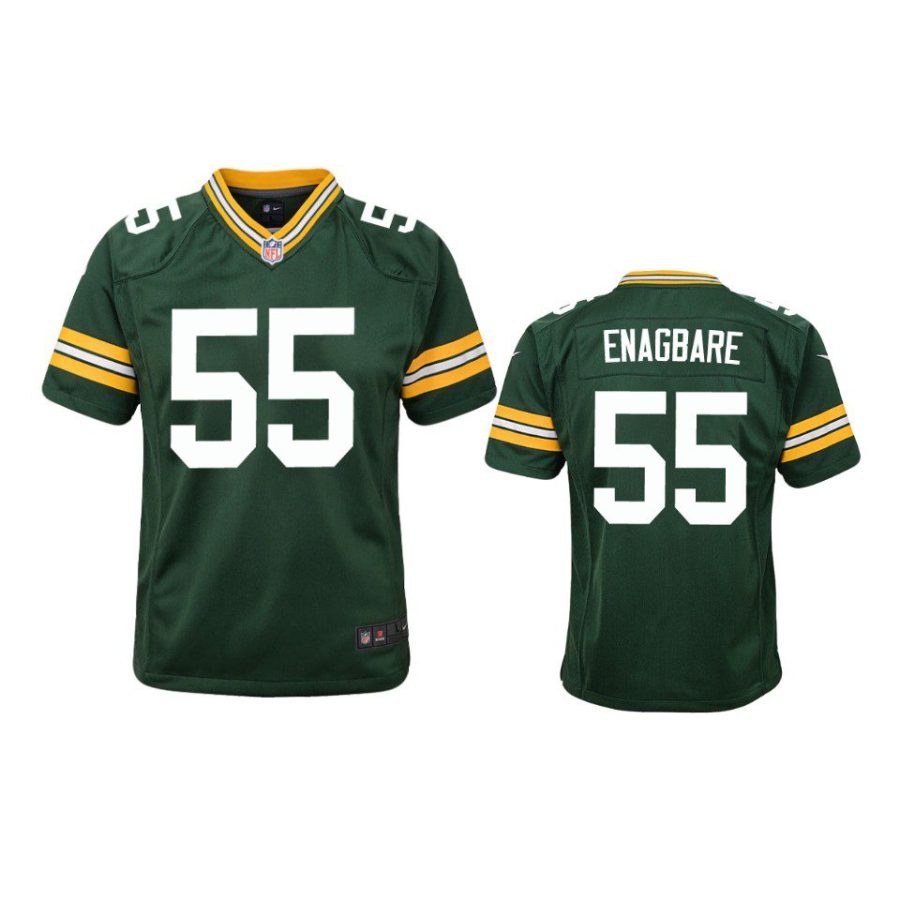 youth packers kingsley enagbare game green jersey