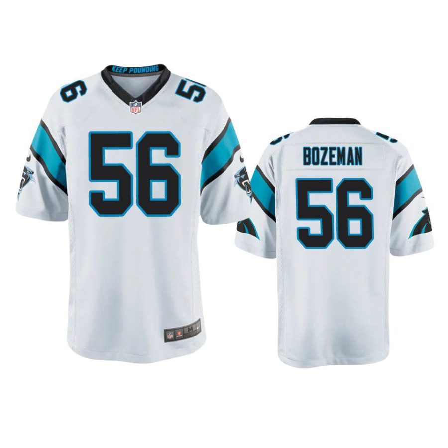 youth panthers bradley bozeman game white jersey