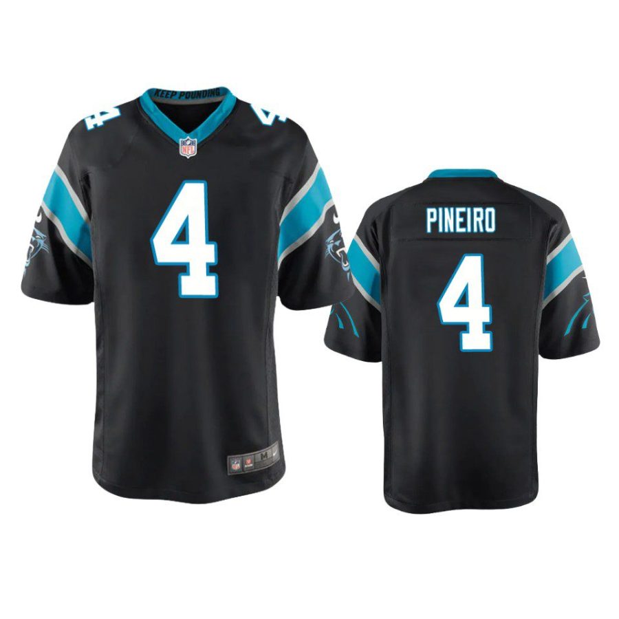 youth panthers eddy pineiro game black jersey