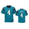 youth panthers eddy pineiro game blue jersey