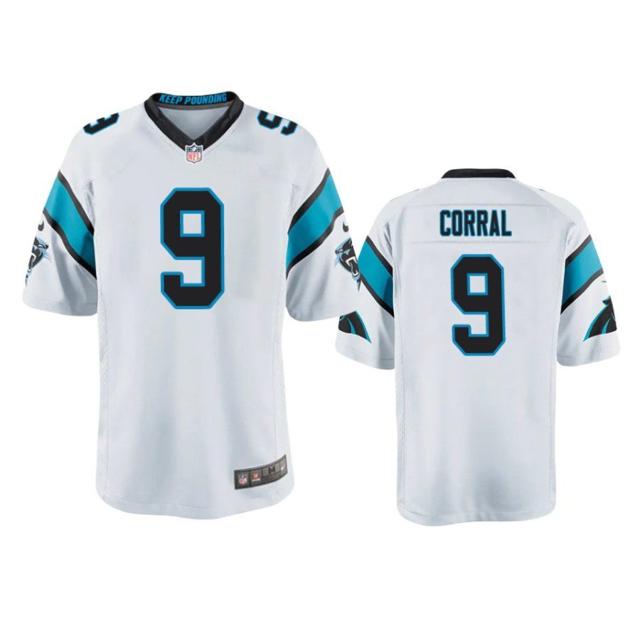 youth panthers matt corral game white jersey