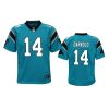 youth panthers sam darnold game blue jersey