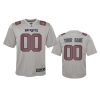 youth patriots custom atmosphere fashion game gray jersey