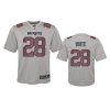 youth patriots james white atmosphere fashion game gray jersey