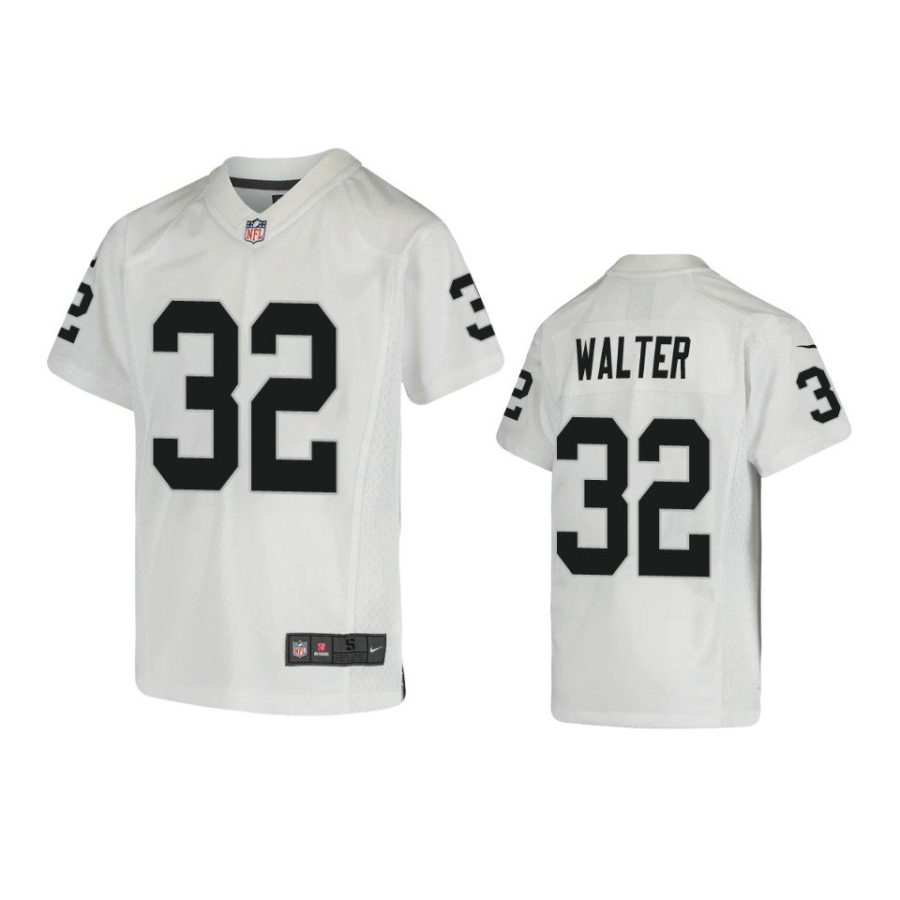 youth raiders austin walter game white jersey