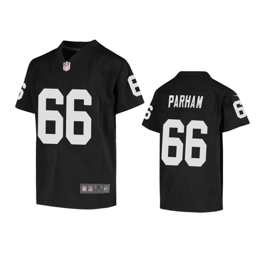 youth raiders dylan parham game black jersey