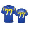 youth rams andrew whitworth royal game super bowl lvi jersey
