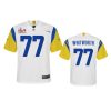 youth rams andrew whitworth white game super bowl lvi jersey