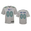 youth rams custom atmosphere fashion game gray jersey