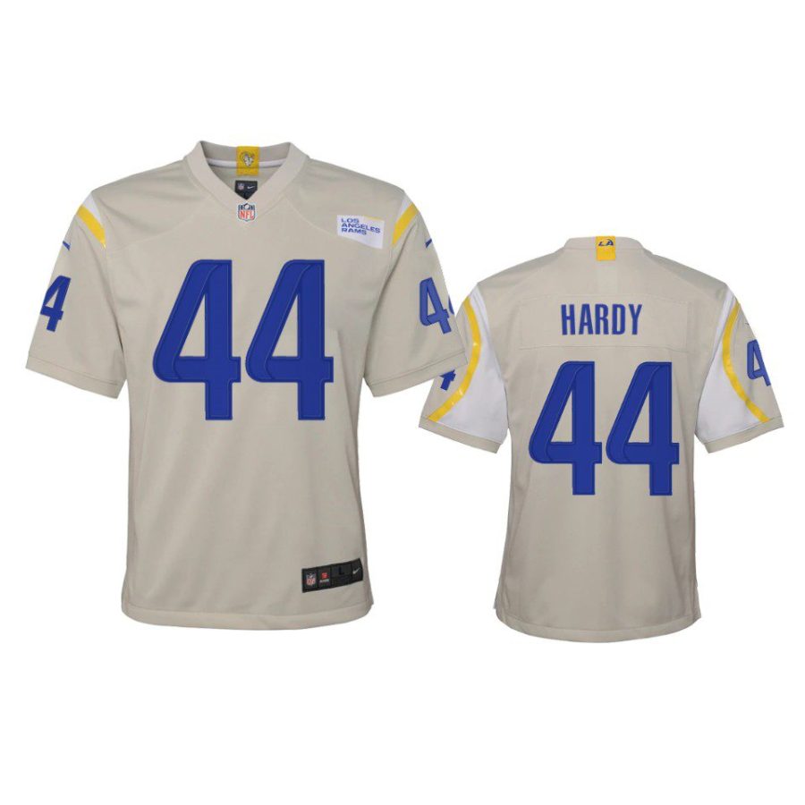 youth rams daniel hardy game bone jersey