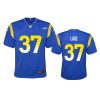 youth rams quentin lake game royal jersey