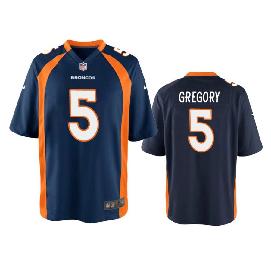 youth randy gregory broncos navy game jersey