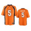 youth randy gregory broncos orange game jersey