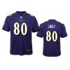 youth ravens isaiah likely game purple jersey