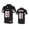 youth robby anderson cardinals black game jersey