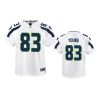 youth seahawks dareke young game white jersey