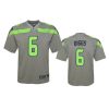 youth seahawks quandre diggs gray inverted game jersey