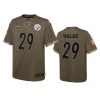 youth steelers levi wallace olive limited 2022 salute to service jersey